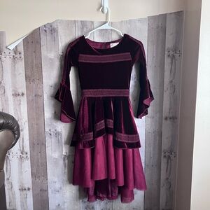 Joyfolie mia joy burgundy dress